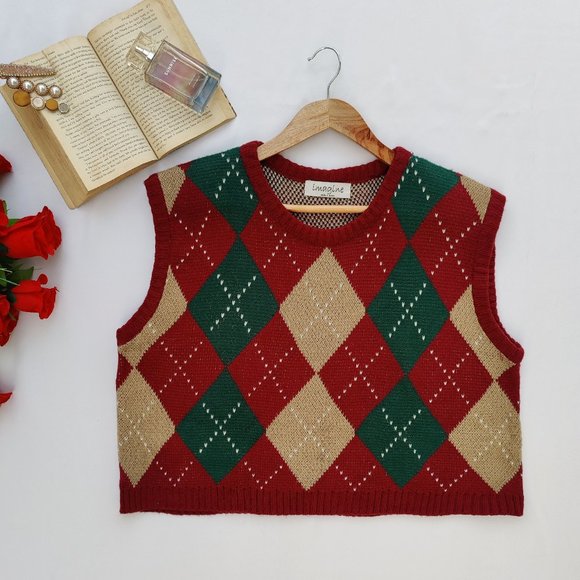 Urbanic | Sweaters | Bm Argyle Vest | Poshmark